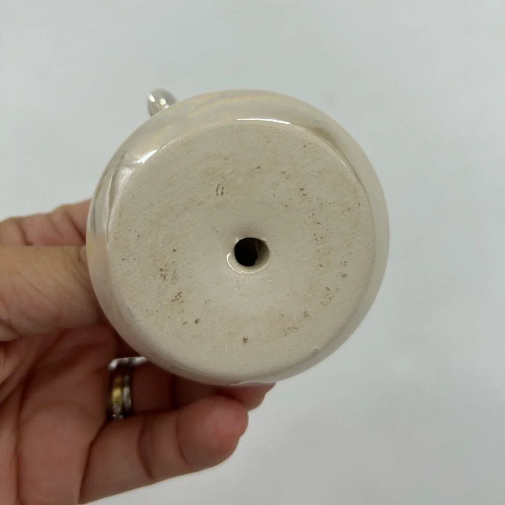 Ceramic ring or trinket dish featuring a mermaid
